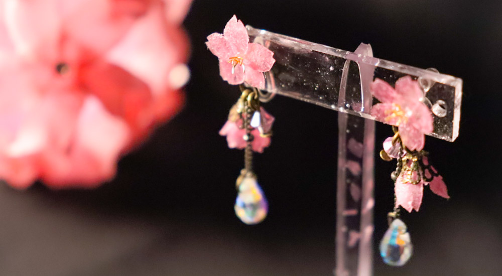 春を待つ桜の耳飾り